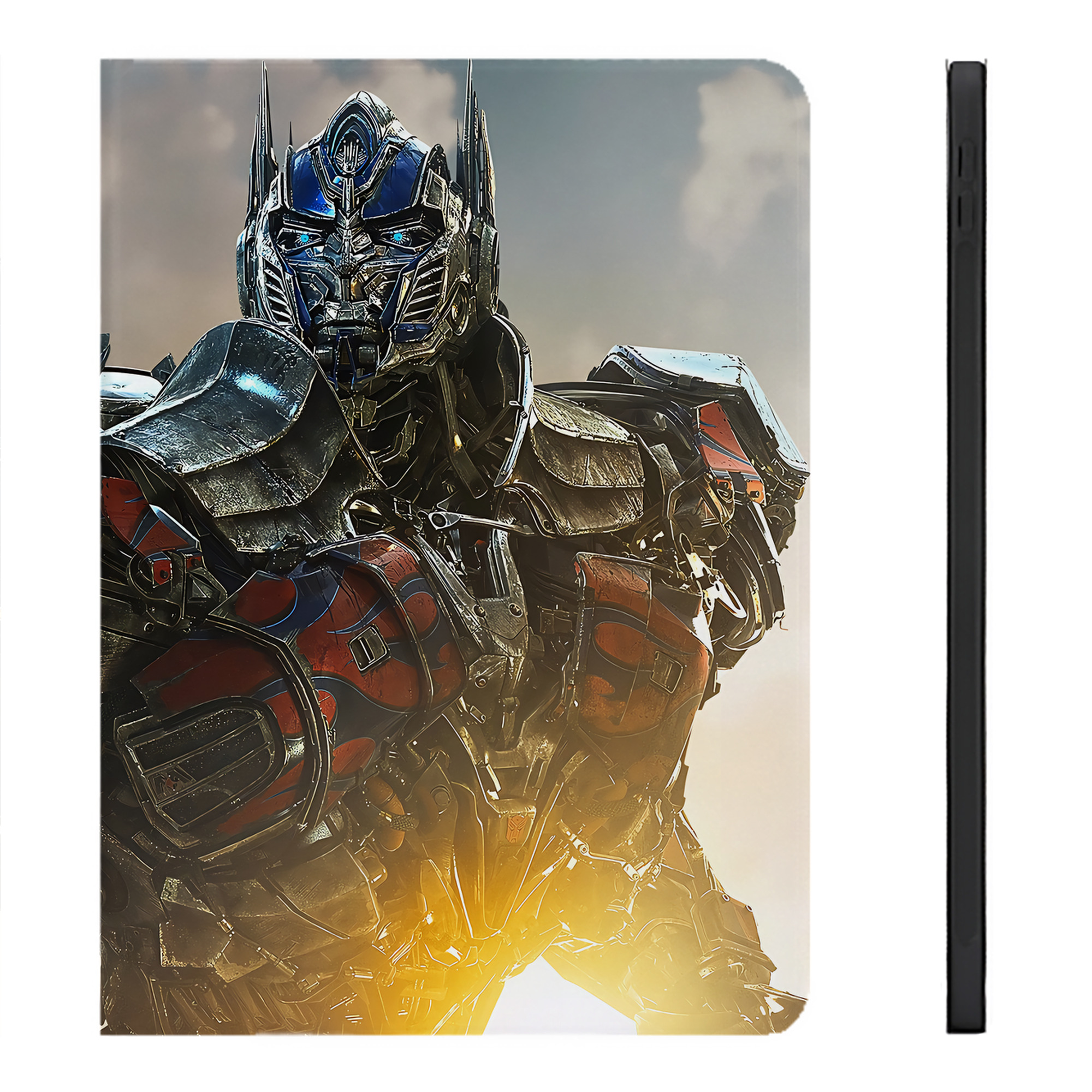 （画像用） Transformers トランスフォーマー IPadケース ペンホルダー付き ブックスタイルデザイン
